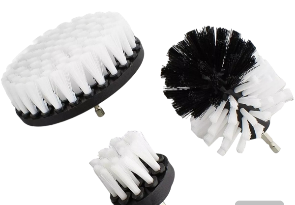 Producto - Kit Cepillo Para Taladro Limpieza De Tapizados Detailing