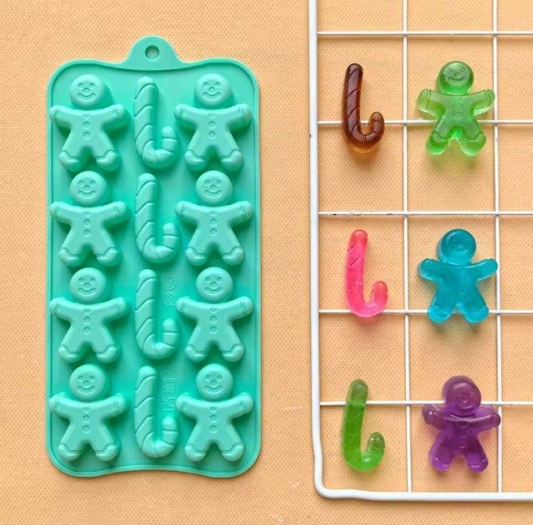 Producto - Molde muñeco de jengibre y bastones