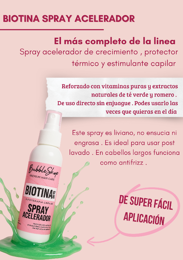 Producto - Spray Acelerador Biotina - 1