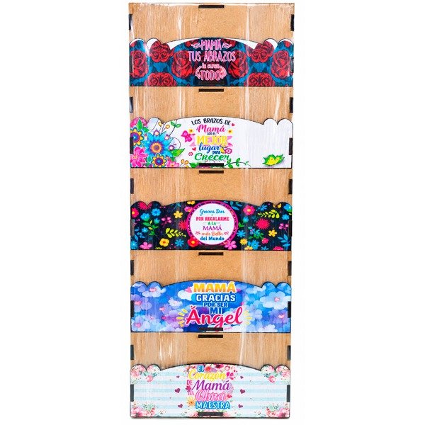 Producto - BANDEJA  FIBROFACIL DIA DE LA MADRE 20 X 20CM - 0