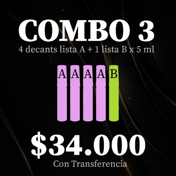 Producto - DECANTS - Combo 3 - 5 x 32.000
