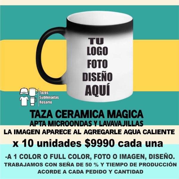 Producto - Taza Mágica Personalizada para souvenir eventos