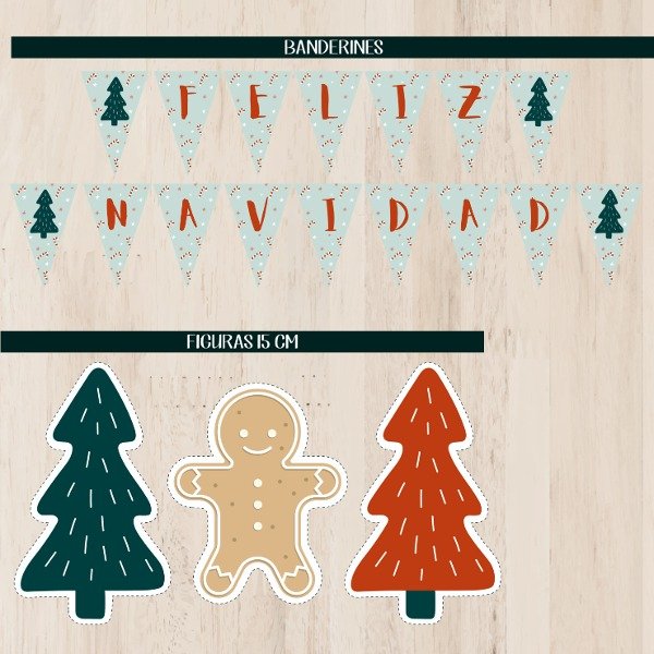 Producto - Kit Imprimible - Navidad AQUA
