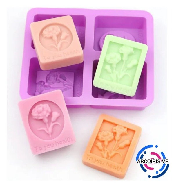 Producto - Molde flores cuadrado