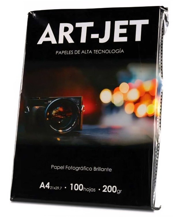 Producto - Papel Fotográfico Brillante 200 gr - 100 Hojas - A4