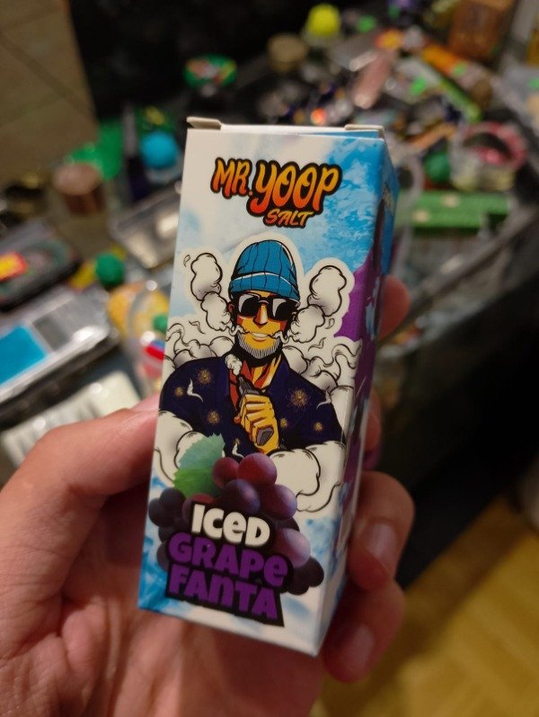 Producto - SAL DE NICOTINA "ICED GRAPE FANTA" MR. YOOP