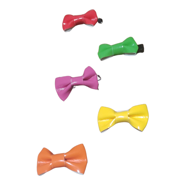 Producto - Hebilla Pinza Con Moño De Colores Ideal Mujer Niña Pack X 10 uni - 2
