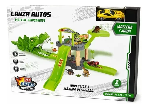 Producto - LANZA AUTOS PISTA DISNOSAURIO