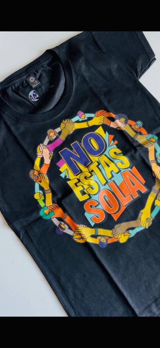 Producto - Remera NO ESTAS SOLA mujer. - 2