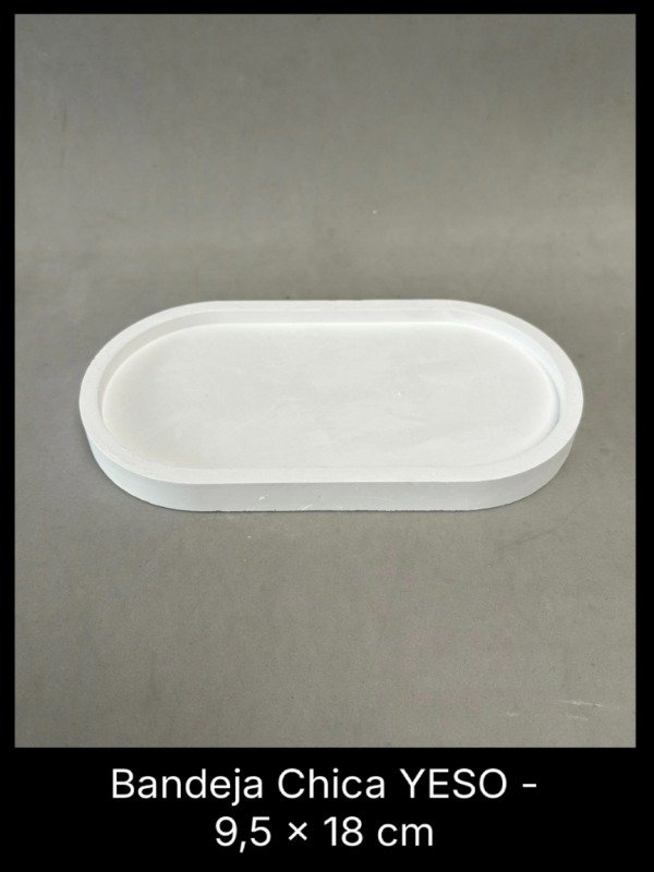 Producto - Bandeja chica - Yeso