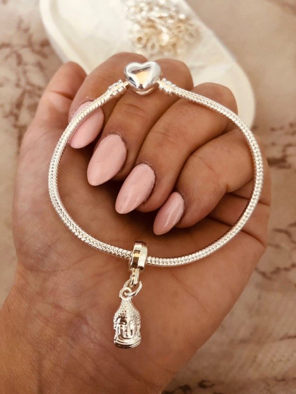 Producto - Dije Buda Pandora Acero Blanco
