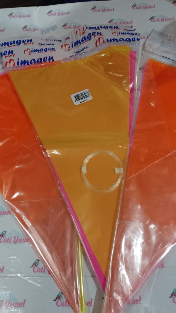 Producto - Banderin plastico fluor