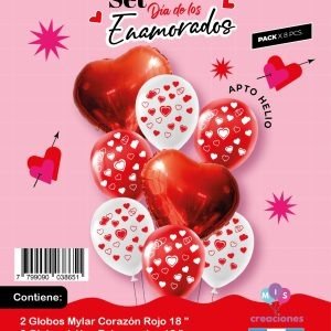Producto - Set de globos "Dia de los enamorados"
