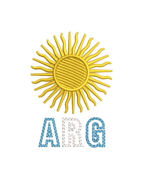 Producto - Sol ARG 6CM