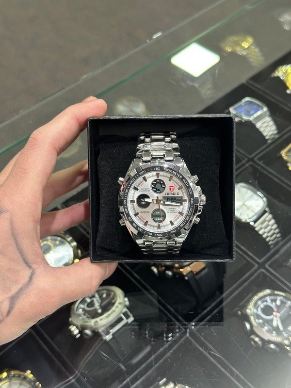 Producto - Reloj Acero PRO Plateado