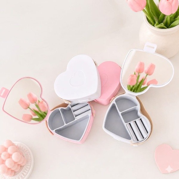 Producto - Joyero corazón con espejo