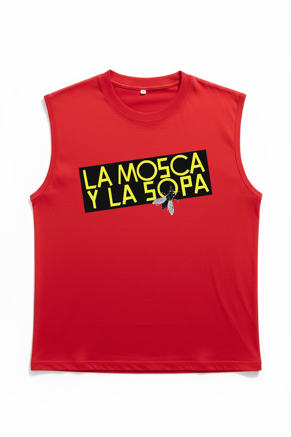 Producto - Remera Sin Mangas Roja - La Mosca