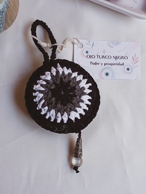 Producto - Colgante ojo turco negro