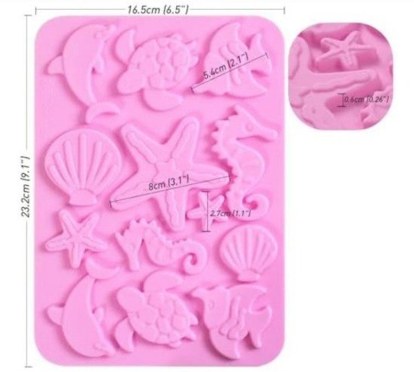 Producto - MOLDE SILICONA DEL MAR 045