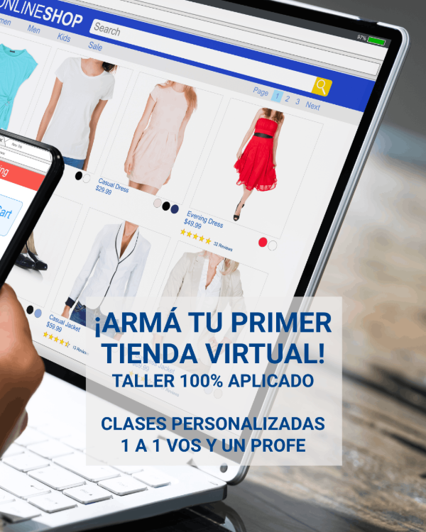 Producto - Armá tu 1er Tienda Virtual. 6 Clases Individuales