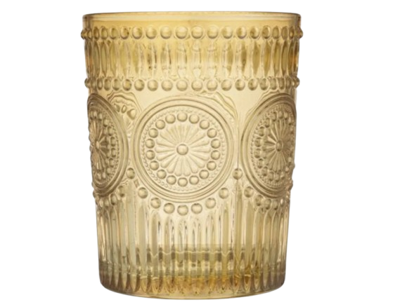 Producto - SET X6 VASO DE VIDRIO LABRADO COLOR X300ML