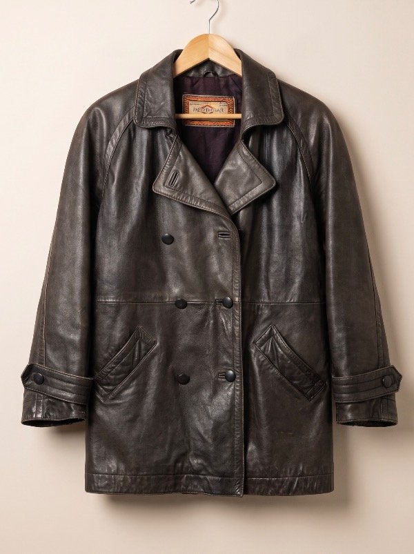 Producto - Saco de Cuero Paris Dakar T. S-M - 0