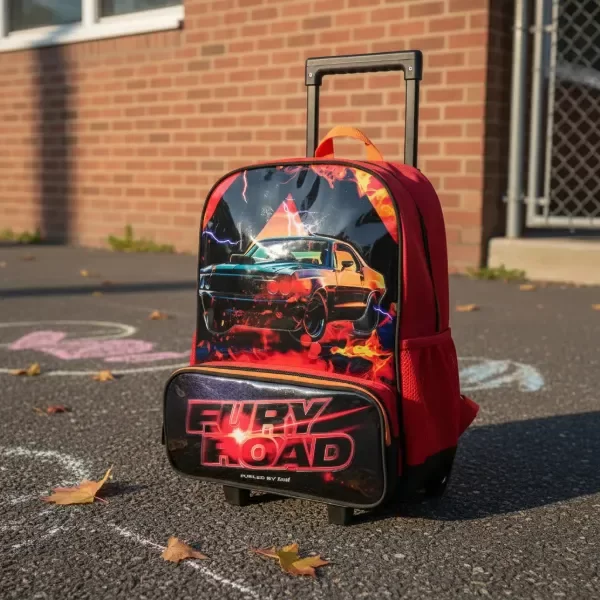 Producto - Mochila escolar con carrito ideal escolares intermedios