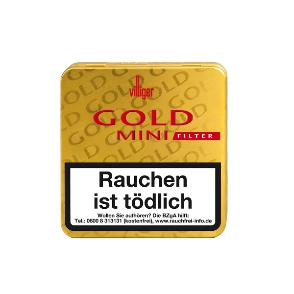 Producto - Villiger Mini Gold Miel Filter - Lata x 20