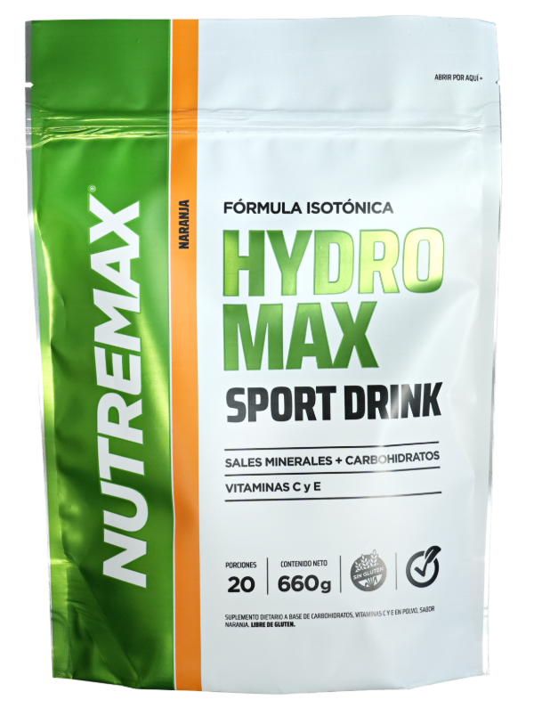 Producto - Hydromax Sport Drink 9 Lts Electrolitos Nutremax Sin Tacc