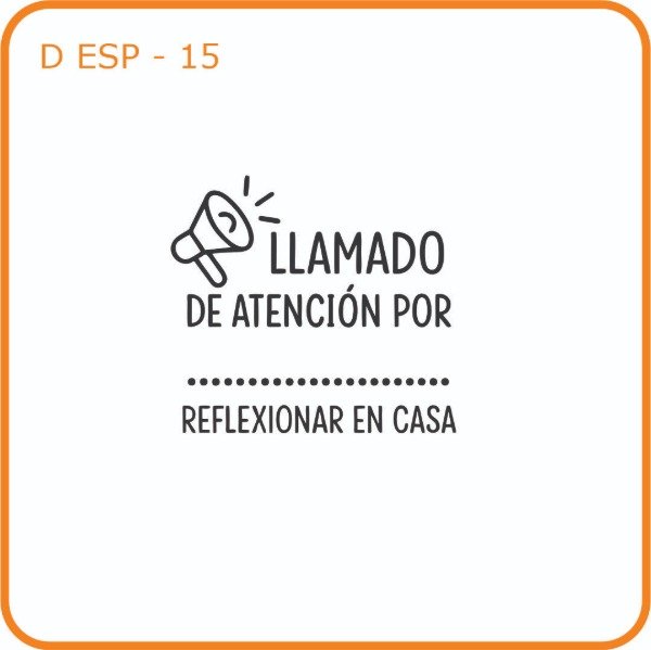Producto - D ESP - 15 (llamado de atención)