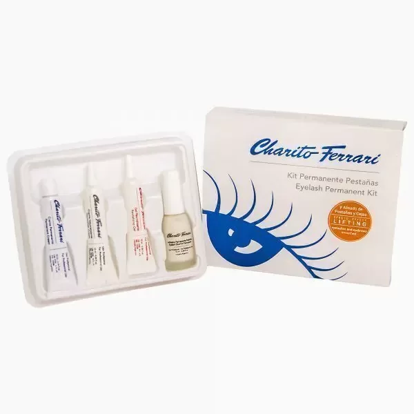 Producto - Kit permanente, lifting y alisado de pestañas y cejas - Charito Ferrari