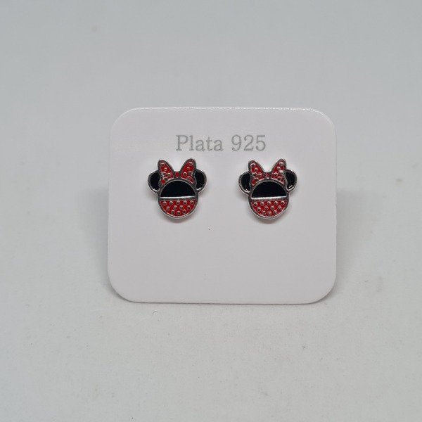 Producto - Aros minnie plata