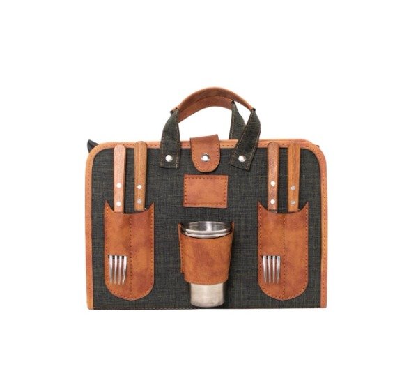 Producto - PORTA TABLITA ASADO X2 LUXE CORDURA VERDE