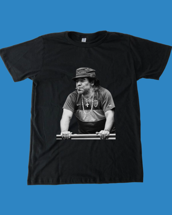 Producto - Remera Habano Balcón byn - Maradona