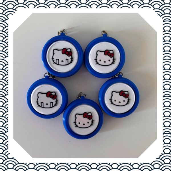 Producto - Llavero Spinner Hello Kitty - Fidget Kawaii