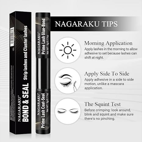 Producto - Pegamento Seal + Sellador Bond Para Pestañas Cluster Larga Duración - Nagaraku - 4