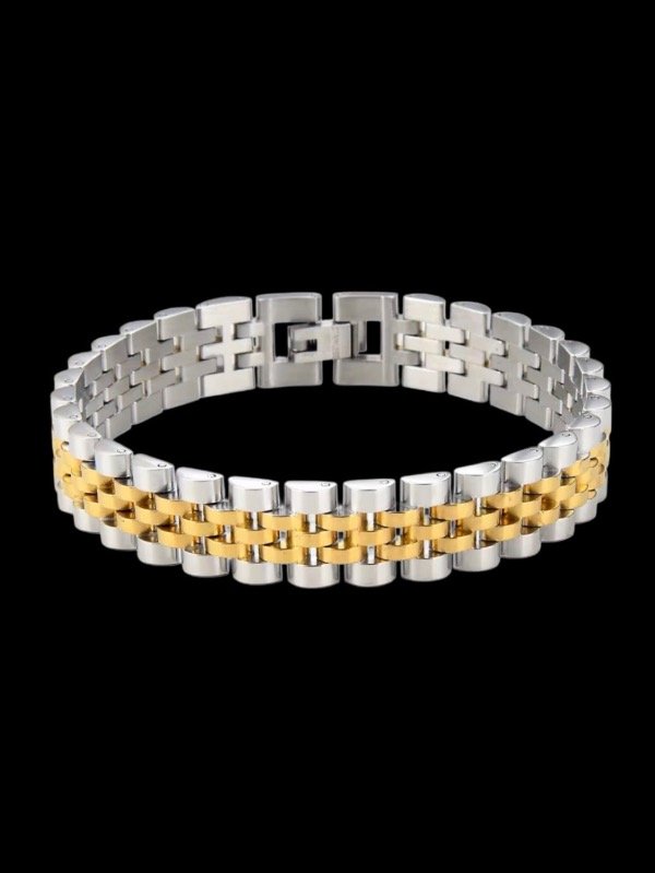 Producto - PULSERA ROLEX JUBILEE PLATA Y ORO