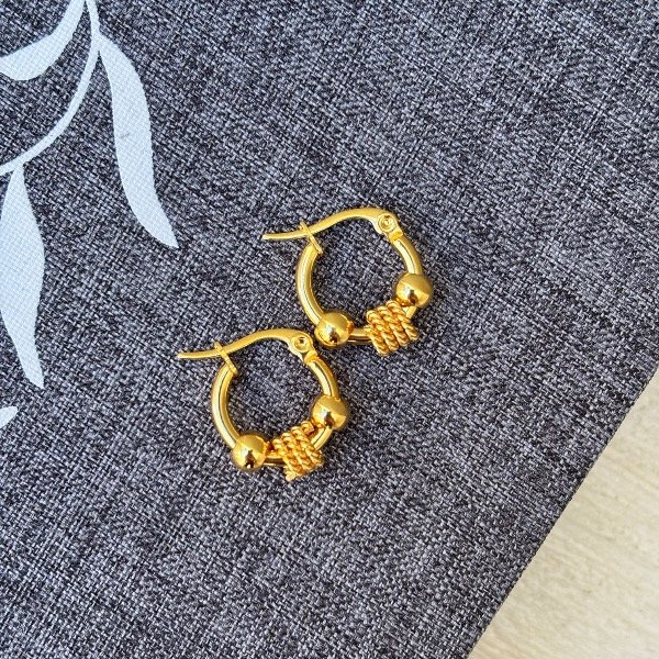 Producto - Aros Delfi - Dorado