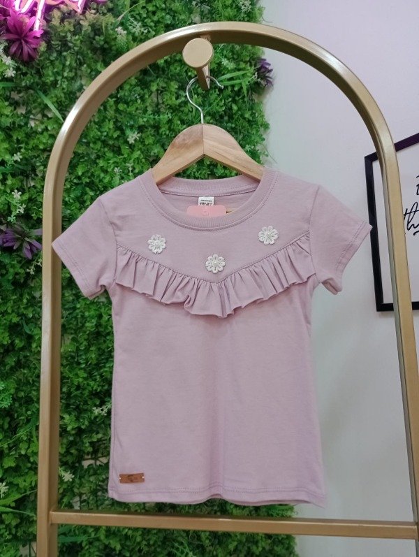 Producto - Remera de algodón Margaritas  KIDS 0471