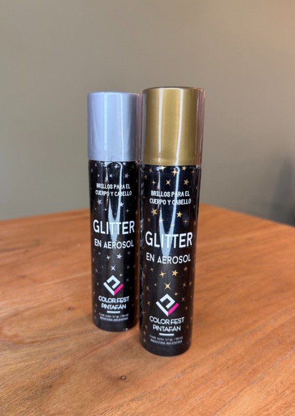 Producto - Pintura para pelo glitter aerosol