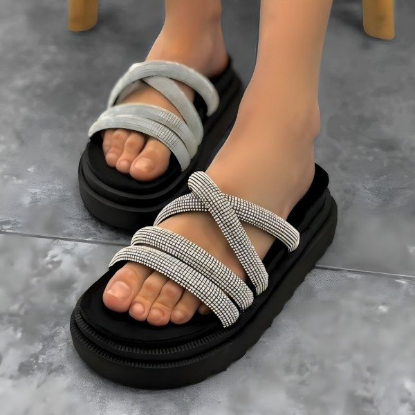Producto - Sandalias Shine Plataforma Black