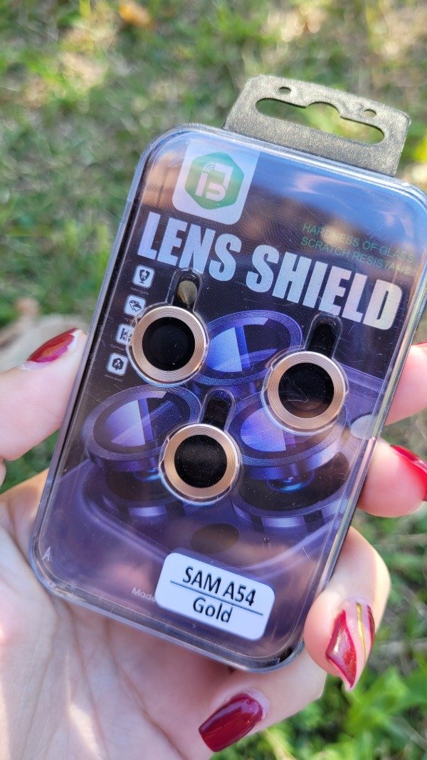 Producto - A54 a14 y a34 y a15 protector de camara dorado liso