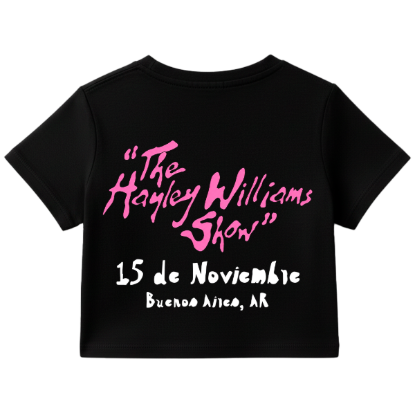 Baby Tee The Hayley Williams Show Argentina (Fechas) — imagen 2