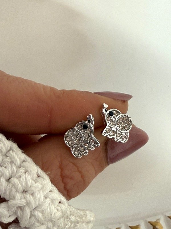 Producto - A1185 Aros elefante con strass