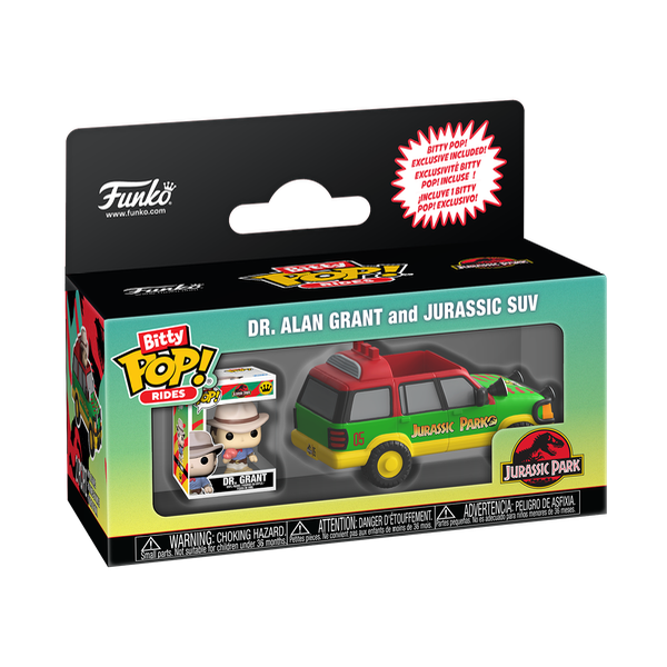 Producto - Funko Bitty Pop! Jurassic Park - Dr Alan Grant and Jurassic SUV