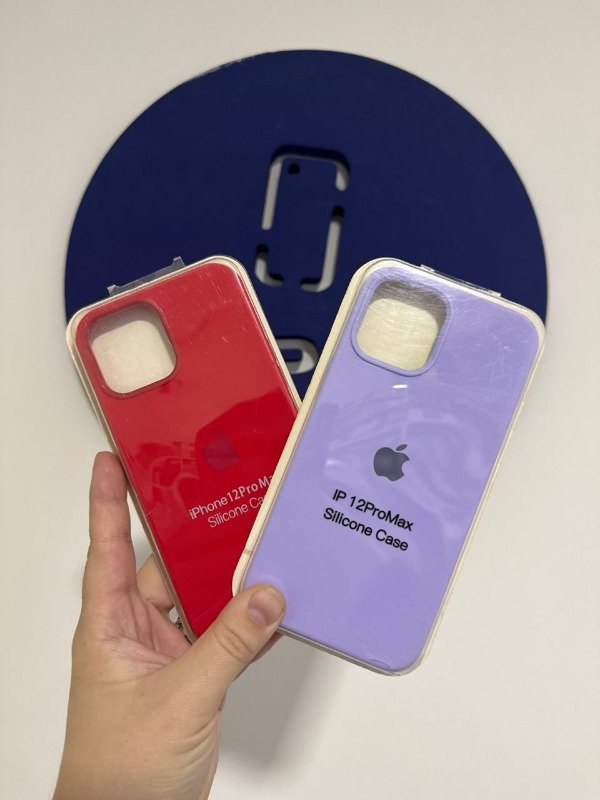 Producto - FUNDA SILICONE CASE CON LOGO IPHONE 12 PRO MAX