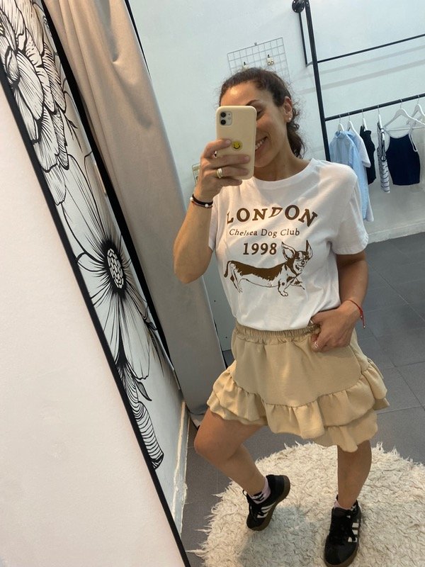 Producto - Short pollera volados