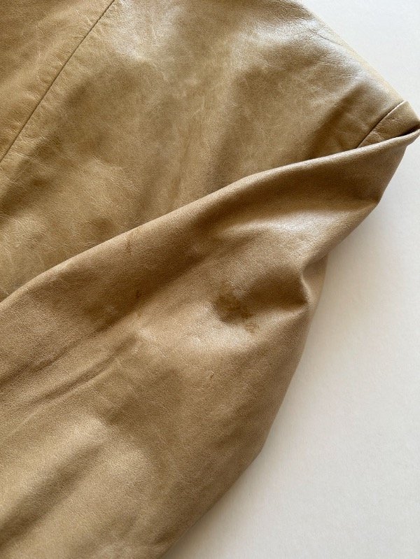 Producto - chaqueta cuero beige - 4