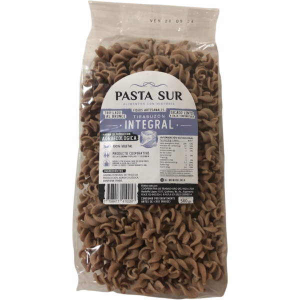 Producto - Fusilli Integral - paquete 500g [Pasta Sur]