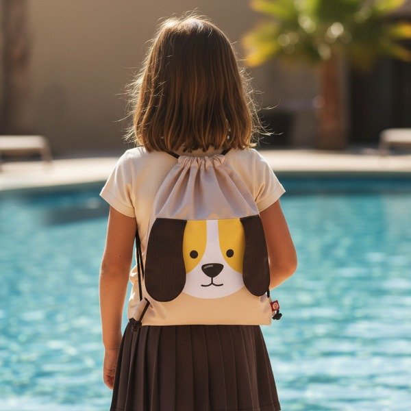 Producto - Mochila con cordón Nuti la perrita